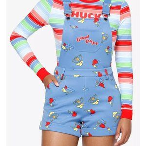 New Chucky Good Guys Accessories Scuba Shortalls Size 2XL Hot Topic Women 2X
